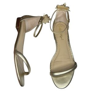 Lilly Pulitzer Gold Sandals pineapple 🍍